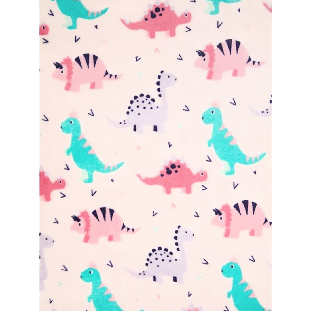 Pink dinosaur clearance blanket