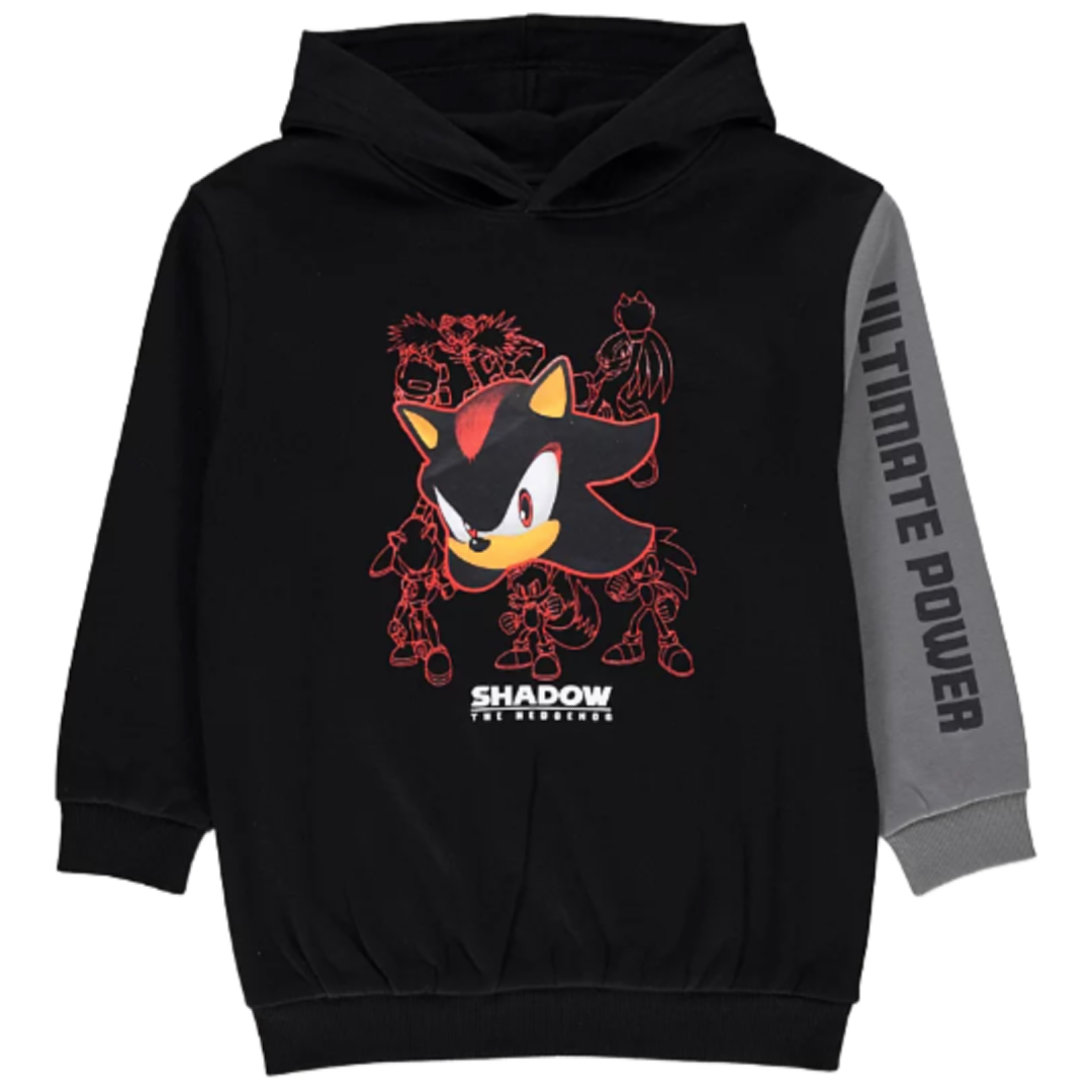 Sonic The Hedgehog | Shadow Hoodie | Little Gecko