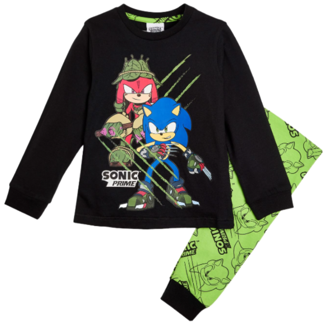 Sonic The Hedgehog | Black Top Pyjamas | Little Gecko