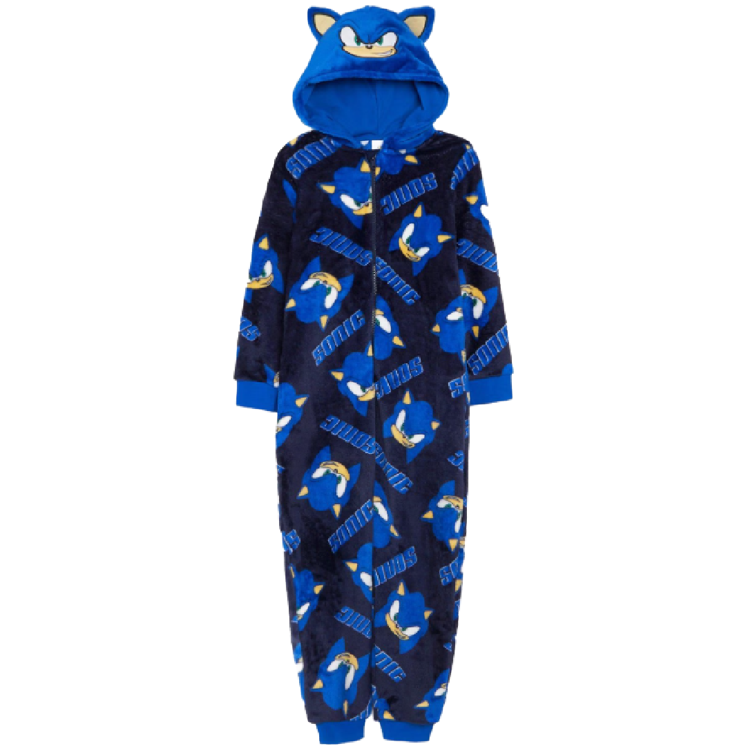 Sonic The Hedgehog | Fleece All-In-One | Little Gecko