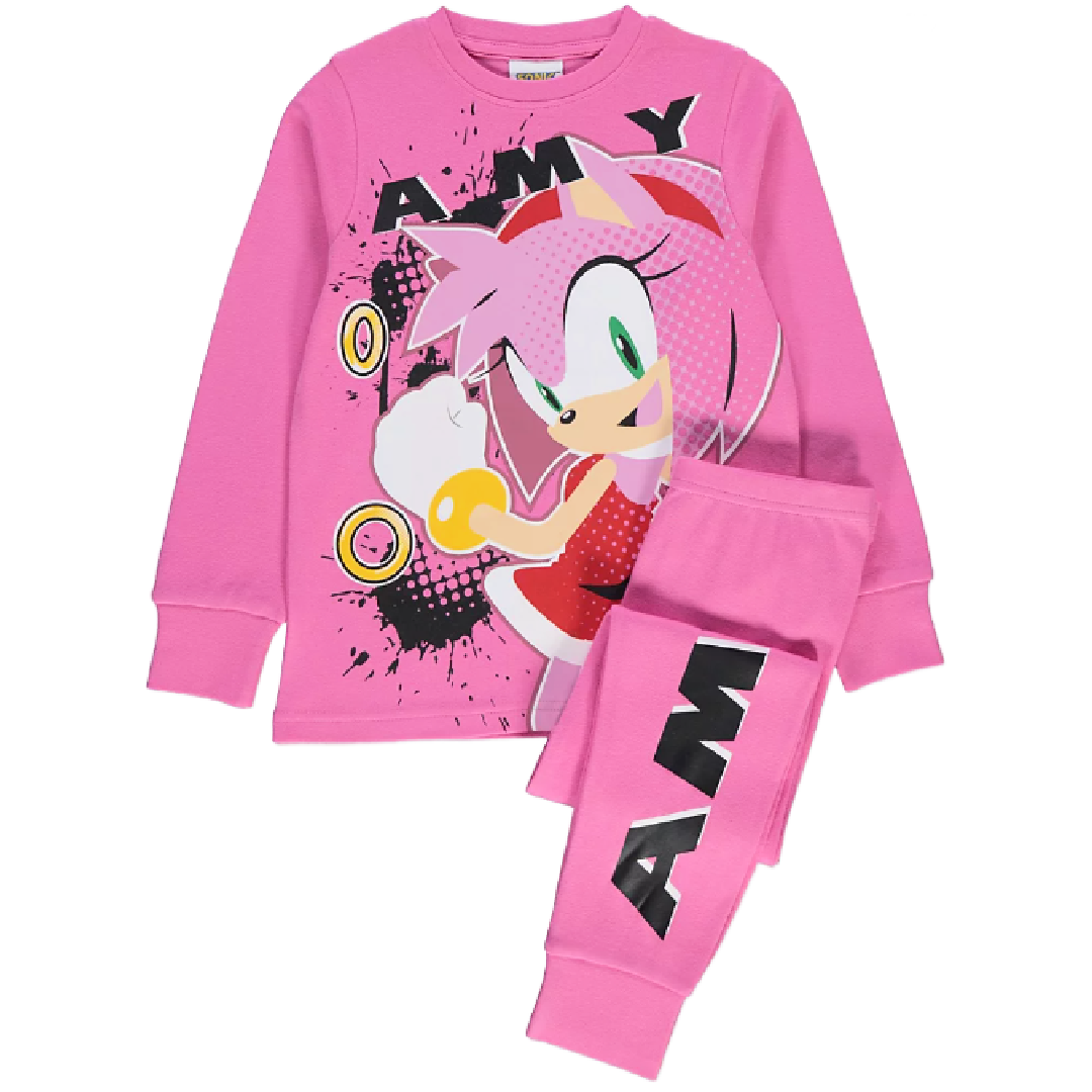 Sonic The Hedgehog | Pink Amy Pyjamas | Little Gecko