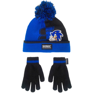 Sonic The Hedgehog | Beanie & Gloves Set | Little Gecko