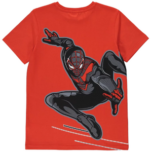 Spiderman | Red Miles Morales T-Shirt | Little Gecko