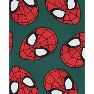 Spiderman | Green All Over Print Sweatshirt | Little Gecko