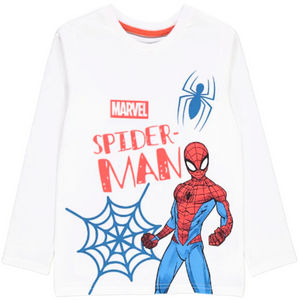 Spiderman | White T-Shirt | Little Gecko