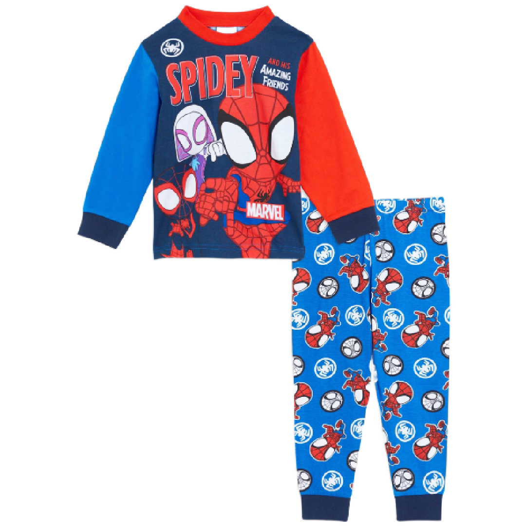 Spiderman | Blue/Red Pyjamas | Little Gecko