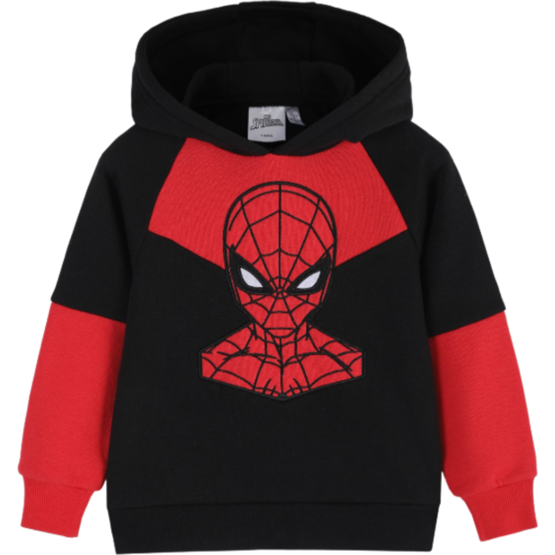 Spiderman | Black/Red Hoodie | Little Gecko