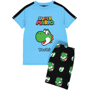 Super Mario | Yoshi Shortie Pyjamas | Little Gecko