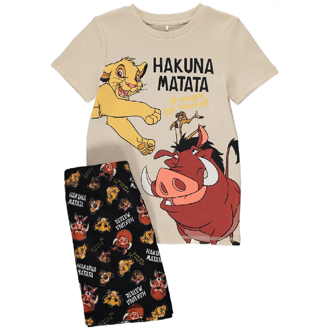 The Lion King | Shortie Pyjamas | Little Gecko