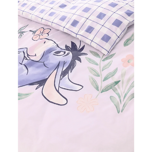 Winnie The Pooh | Double/Queen Bed Quilt Cover Set - Eeyore Lilac | Little Gecko