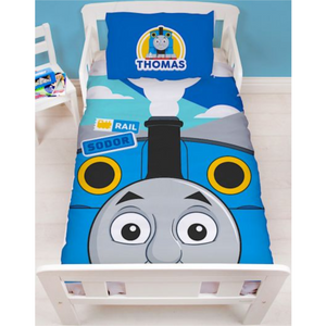 Cot bed duvet cover shop thomas the tank engine